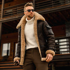 Men’s Military-Style Fleece Winter Jacket with Warm Fur Collar – Tactical, Durable, and Perfect for Cold Weather