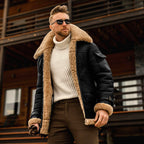 Men’s Military-Style Fleece Winter Jacket with Warm Fur Collar – Tactical, Durable, and Perfect for Cold Weather