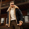 Men’s Military-Style Fleece Winter Jacket with Warm Fur Collar – Tactical, Durable, and Perfect for Cold Weather
