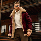 Men’s Military-Style Fleece Winter Jacket with Warm Fur Collar – Tactical, Durable, and Perfect for Cold Weather